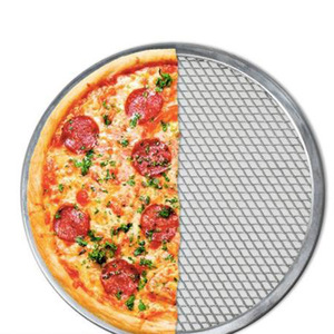 Nhà Máy Bán Hàng Trực Tiếp Bánh Pizza Công Cụ Nhà Bếp Nướng Công Cụ Hợp Kim Nhôm Bánh Pizza Sàng Nướng Lưới Màn Hình Lò Nướng Lưới - Product Image 4