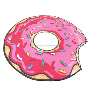 Thăng Hoa Trống Tùy Chỉnh mô hình hài hước Vòng vi sợi bãi biển Khăn OPP Túi sợi nhỏ vải voan in hoa 170-300gsm - Product Image 1