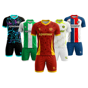 Maillot de football sublimé en gros, ensemble uniforme de football personnalisé, maillot de football respirant en polyester à manches courtes Player Vision Pro - Product Image 1