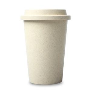 Tazas de Café Biodegradables de Paja de Trigo de 16 Onzas, Tazas Reutilizables para Llevar, con Tapa, Hechas en Vietnam - Product Image 1