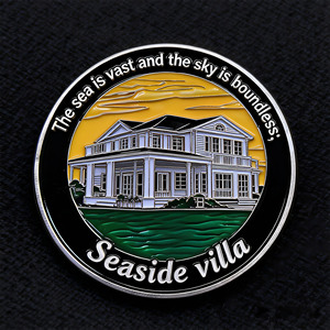 Pièces de monnaie de défi en métal plaqué or, personnalisées, de haute qualité, populaires, pour cadeaux d'affaires, avec impression UV émail souple sur le thème du football - Product Image 3