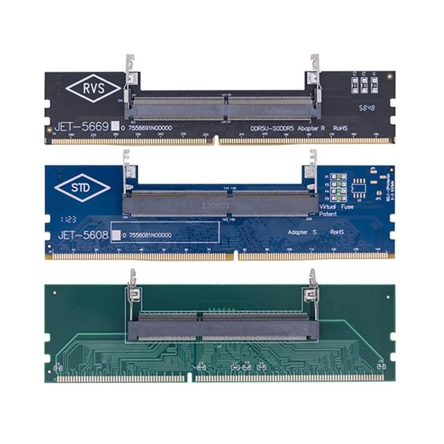DDR3 DDR4 DDR5 Memory Module Test Card Laptop Memory to Desktop Test Adapter Card Connector Adapter Converters