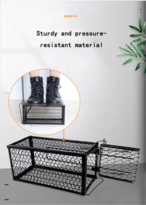 Piège à souris et rats traditionnel en métal, cage réutilisable pour attraper les souris vivantes, idéal pour le contrôle des rongeurs dans le jardin - Product Image 2