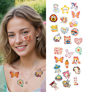 Peel and Stick <span class=keywords><strong>Tatouage</strong></span> temporaire sans eau Aucun transfert nécessaire Résistant à la transpiration Imperméable 3-7 jours <span class=keywords><strong>Faux</strong></span> <span class=keywords><strong>tatouage</strong></span> non toxique - Product Image 2