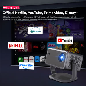 Projecteur <span class=keywords><strong>vidéo</strong></span> Home Cinéma Full HD 1080P Hotack L018AA, Smart Android TV, système d'exploitation complet, projecteur portable 4K - Product Image 5