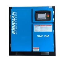 22 37 55 75 kW Compresseurs d'air à vis stationnaires 380V AC Source d'alimentation lubrifiée pour le refroidissement de l'air par sablage 220V/480V