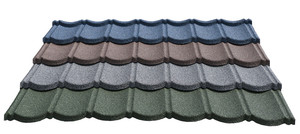 Lamiere per Tetti in Acciaio Rivestite in Pietra Ondulata Verde Scuro / <span class=keywords><strong>Tegole</strong></span> Metalliche Effetto Terracotta - Product Image 3