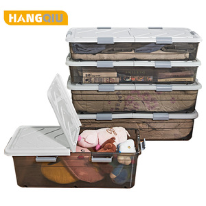 <span class=keywords><strong>Caja</strong></span> de Almacenamiento Transparente Multiusos para Debajo de la <span class=keywords><strong>Cama</strong></span>, Organizador para Sala de Estar - Product Image 1