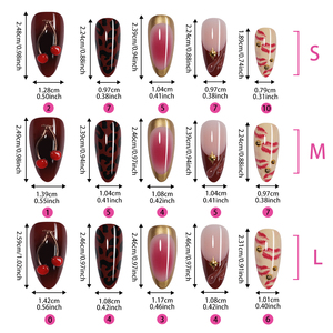 Juego <span class=keywords><strong>de</strong></span> 10 Esmaltes <span class=keywords><strong>de</strong></span> <span class=keywords><strong>Uñas</strong></span> en Estilo Tarjeta con Diferentes Longitudes <span class=keywords><strong>de</strong></span> Código, con un Diseño <span class=keywords><strong>de</strong></span> Gota <span class=keywords><strong>de</strong></span> Agua en Forma <span class=keywords><strong>de</strong></span> Almendra, una Nueva <span class=keywords><strong>Tendencia</strong></span> Popular - Product Image 5