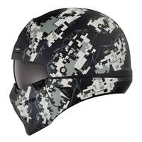 Casque de moto et de scooter modulaire unisexe en ABS style samouraï, multicolore, protection pour la conduite en extérieur