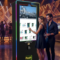 Máquina Expendedora con Pantalla Grande de 43 Pulgadas, Verificación de Edad, con Soporte, Escáner de Identificación, Lector de Tarjetas, Integración con Punto de Venta y Wi-Fi, Venta al Por Mayor