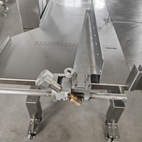Machine à scier les os et la viande automatique en acier inoxydable |   Couteau à os pour steak de bœuf, côtelette de porc, os d'agneau, poisson congelé