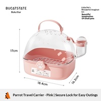 Cage de transport portable pour perroquet, petite, en plastique respirant, spéciale pour perruches, perruches tigrées, Xuanfeng, Peony, anti-évasion