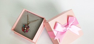 Cajas de Joyería de Cartón de Alta Calidad, Caja para Collares, Caja para Anillos de Joyería a la Moda - Product Image 5