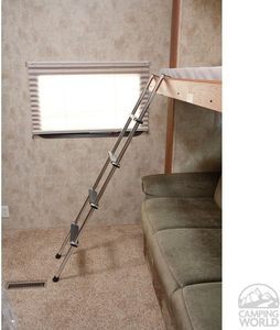 Escalera <span class=keywords><strong>De</strong></span> Litera interior <span class=keywords><strong>de</strong></span> aluminio plateado y negro <span class=keywords><strong>de</strong></span> <span class=keywords><strong>66</strong></span> "para escalera <span class=keywords><strong>de</strong></span> litera <span class=keywords><strong>de</strong></span> remolque <span class=keywords><strong>de</strong></span> caravana RV - Product Image 5
