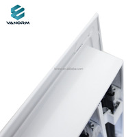 Couvercle d'aération moderne en aluminium de 12*12 "avec diffuseur à fente linéaire standard pour registres et grilles de chauffage