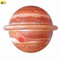 Ballon gonflable Saturne Neuf planètes pour supermarché, musée des sciences et de la technologie, événementiel