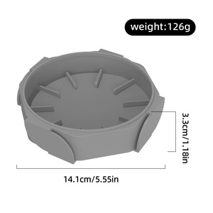 Support de base en silicone pour pot de crème glacée, compatible avec les modèles <span class=keywords><strong>Ninja</strong></span> NC700, NC701, NC501, accessoires de plateau fixe empilable pour congélateur - Product Image 6