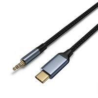 Câbles audio USB Type C avec puce E-mark et prise jack 3,5 mm TRS