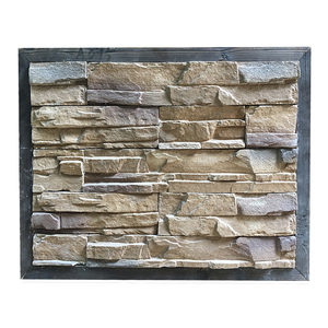Custom Color Nature Dry <strong>Stacking</strong> Slate Cladding Outdoor Facade Decorative Cement Mold Red <strong>Stack</strong> <strong>Stone</strong> - Product Image 3