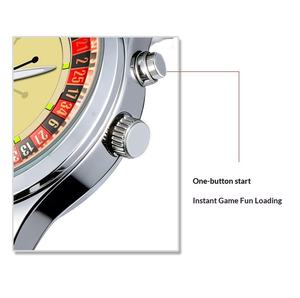 Nouvelle Montre Homme à Quartz 2026, Design Européen avec Roue Encastrée, Chiffres Arabes, Cadran Rotatif, Montre <span class=keywords><strong>Roulette</strong></span>, Montres Hommes - Product Image 2