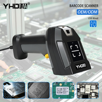 Lecteur de codes-barres industriel avec garantie de deux ans, scanner de codes-barres CMOS 1280x1024 USB pour la lecture précise des codes 1D, 2D et DPM