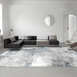 Tapis Rectangulaire Moderne Abstrait Italien Antidérapant Nettoyage Facile Lavable à l'Eau Été 2025 pour Salon Chambre Salle de Bain Entrée - Product Image 2