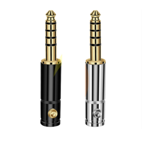 ゴールドリード4.4mm 5ポールオーディオプラグはんだ付けコネクタ6mm径ケーブル用 - Product Image 1