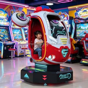 Équipement de divertissement - Console de jeux vidéo. Les enfants prennent place dans la balançoire en fibre de verre de l'ascenseur Star Police. - Product Image 4