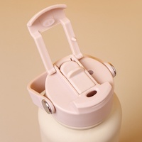 Nouvelles Bouteilles d'Eau Isothermes Portables en Acier Inoxydable 304 de Grande Capacité (650ml/1000ml/1150ml) avec Paille Intégrée – Modèle 2026 Emerit, Vente Flash