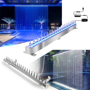 Rideau d'eau dansante de haute qualité <span class=keywords><strong>pour</strong></span> l'intérieur et l'extérieur, <span class=keywords><strong>fontaine</strong></span> décorative en cascade <span class=keywords><strong>pour</strong></span> jardin, lac, hôtel, villa - Product Image 1