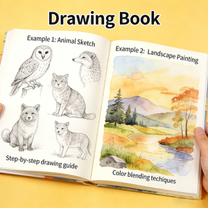 Services d'impression de livres de <span class=keywords><strong>dessin</strong></span> avec papier couché, reliure parfaite, impression numérique - Product Image 1