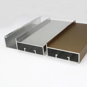 OEM nhôm tủ xử lý và kéo cho 4mm 5mm 6mm dày cửa kính tủ quần áo tủ quần áo đồ nội thất - Product Image 6
