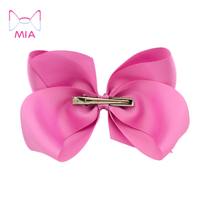 Fiocco per capelli con nastro colorato per bambini grandi da 6 pollici personalizzato con Clip accessori per capelli per bambini per ragazze <span class=keywords><strong>e</strong></span> bambini - Product Image 4