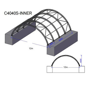 Abri Conteneur de Stockage en Gros 20ft*20ft 40ft 60ft – Cadre Métallique de Haute Qualité pour Conteneurs au Choix - Product Image 2