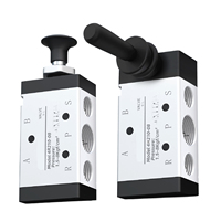 Vanne Pneumatique Manuelle 5 2 Voies avec Levier pour Compresseur et Utilisation en Automatisation Industrielle
