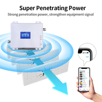 Répéteur de signal de téléphone portable 2G 3G 4G Amplificateur de signal de réseau avec antenne de plafond Yagi pour téléphone portable