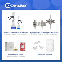 Delvstlab Mezcla de Celulosa Ester MCE Estéril 47mm 0.45um Membrana Soluciones Filtro