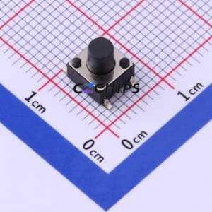 UK-B0228-G7-160 Tactile Switch SMD-4P,6x6mm Switch Single Pole Single Throw Round Button 1.6N Vertical Mount - Product Image 1