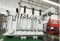 Transformateur de puissance immergé dans l'huile pour extérieur 10MVA 20MVA 63MVA 200MVA 110kV / 33kV pour centre de données, centrale électrique et champ pétrolier en Amérique du Nord