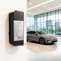 Nueva Estación de Carga para Vehículos Eléctricos Comerciales, 7/11/22kW Tipo 2 IP54, Cable de 5m, Montaje en Pared, Solución para Estacionamiento en el Lugar de Trabajo, Jinghu TA-AC-WW-B