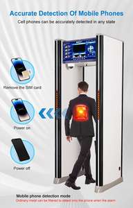 <span class=keywords><strong>Detector</strong></span> de metais passagem inteligente do toque da elevada precisão para o equipamento de inspeção humano passagem rápida - Product Image 6