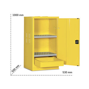 Tecnotelai 530x500x1000mm armoire de sécurité à portes battantes pour peintures et solvants - Product Image 2