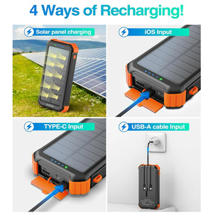 <span class=keywords><strong>Batterie</strong></span> <span class=keywords><strong>Externe</strong></span> <span class=keywords><strong>Solaire</strong></span> Étanche Elzle 45800mAh à Charge Rapide avec Câble Intégré Portable <span class=keywords><strong>pour</strong></span> Extérieur 30W USB-C Nouveau Produit 2025 - Product Image 3