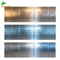 Armoire de rangement multi-compartiments en acier inoxydable 304 pour personnel, anti-incendie, anti-poussière, pour atelier, moderne