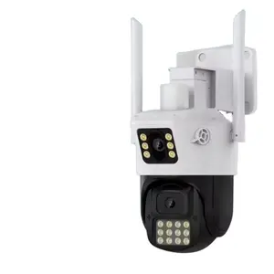 XM kamera IP wifi nirkabel, 6MP 8MP 4K lensa ganda iCsee kamera IP pelacakan otomatis & pengawasan IP deteksi gerakan