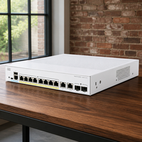 Commutateur géré Cisco Business Series CBS350-8FP-2G avec 8 ports PoE+ Gigabit et deux ports SFP combo Gigabit