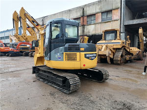Mini-excavatrice sur chenilles hydraulique japonaise d'occasion Komatsu PC78 avec moteur Komatsu, capacité de la benne de 0,35 m³, poids opérationnel de 7,8 tonnes - Product Image 2