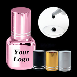 กาวต่อขนตาแบบขายส่ง แห้งเร็ว ติดทนนาน กันน้ำ ปราศจากน้ำมันและลาเท็กซ์ สำหรับต่อขนตาแบบวีแกน - Product Image 1