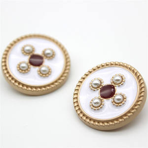 Metallic Vintage <strong>Metal</strong> <strong>Buttons</strong> Blazer <strong>Buttons</strong> for Diy Accessories - Product Image 4